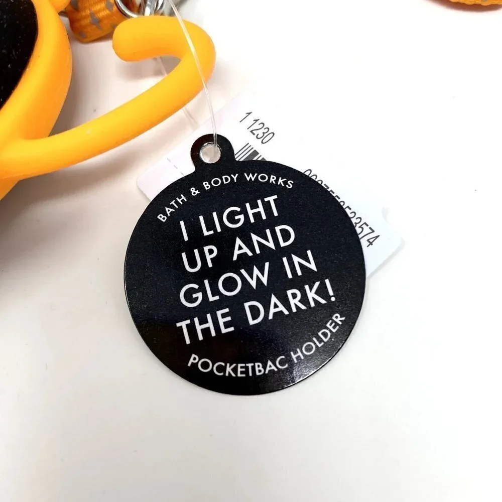 Bath & Body Works LED Spooky Cat Lanyard Glow in the Dark Trick or Treat